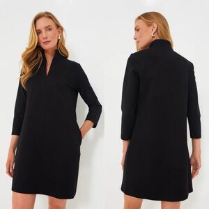 NWT $168 Tuckernuck Black Ponte Clifton Dress Black Size XL
